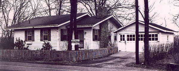 1950 (fence built by Mr. Dunsford) 